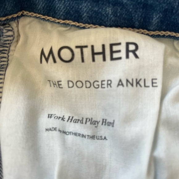 MOTHER The Dodger Ankle Jeans in Classic Blue - Picture 2 of 10
